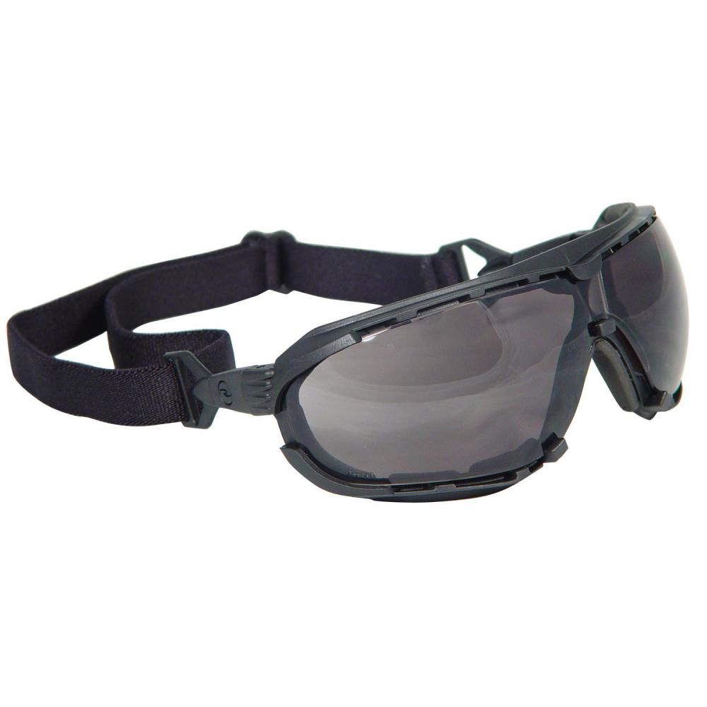 Dagger™ Foam Lined Safety Goggle - Black Frame - Smoke Anti-Fog Lens<span class=' ItemWarning' style='display:block;'>Item is usually in stock, but we&#39;ll be in touch if there&#39;s a problem<br /></span>