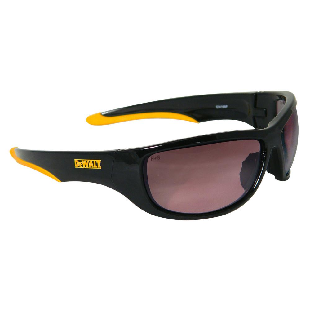 DPG94 Dominator™ Safety Glass - Black/Yellow Frame - Gradient Lens<span class=' ItemWarning' style='display:block;'>Item is usually in stock, but we&#39;ll be in touch if there&#39;s a problem<br /></span>