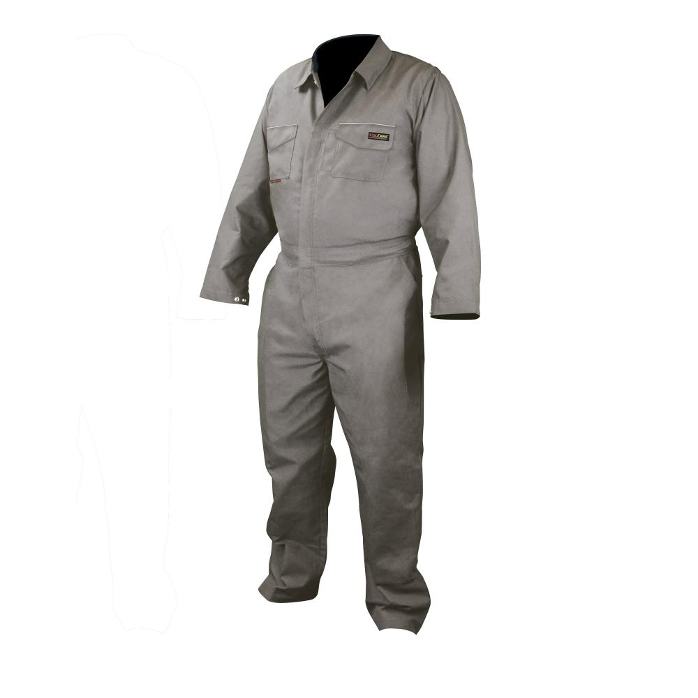 FRCA-001 VolCore™ Cotton/Nylon FR Coverall - Khaki - Size M<span class=' ItemWarning' style='display:block;'>Item is usually in stock, but we&#39;ll be in touch if there&#39;s a problem<br /></span>