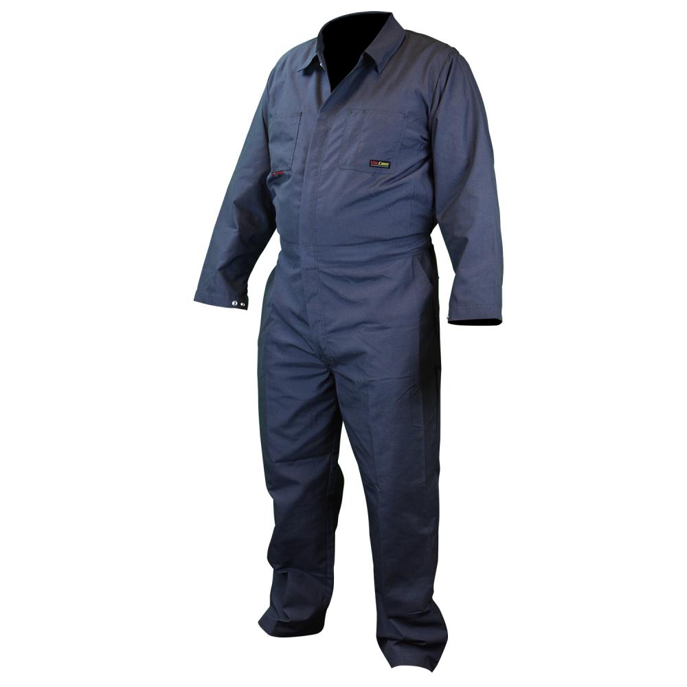 FRCA-002 VolCore™ Cotton FR Coverall - Navy - Size L<span class=' ItemWarning' style='display:block;'>Item is usually in stock, but we&#39;ll be in touch if there&#39;s a problem<br /></span>