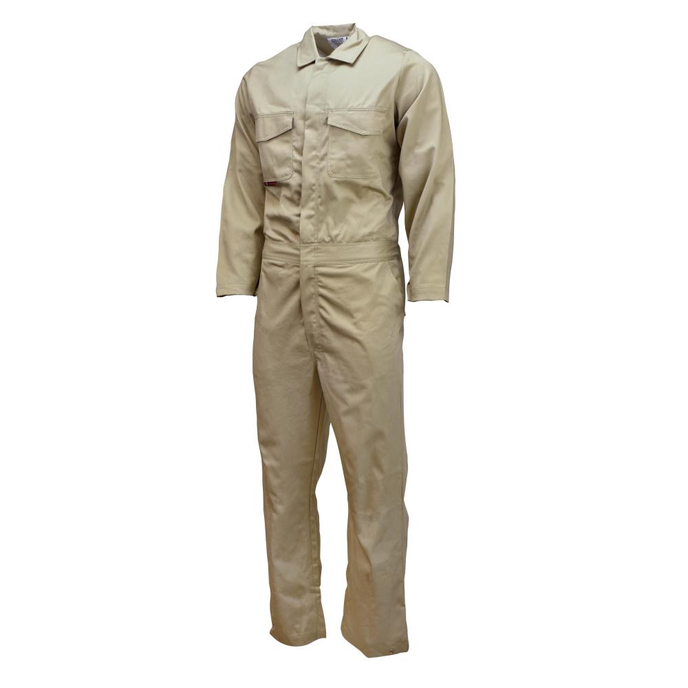 FRCA-003 VolCore™ Cotton FR Coverall - Khaki - Size 5XT<span class=' ItemWarning' style='display:block;'>Item is usually in stock, but we&#39;ll be in touch if there&#39;s a problem<br /></span>