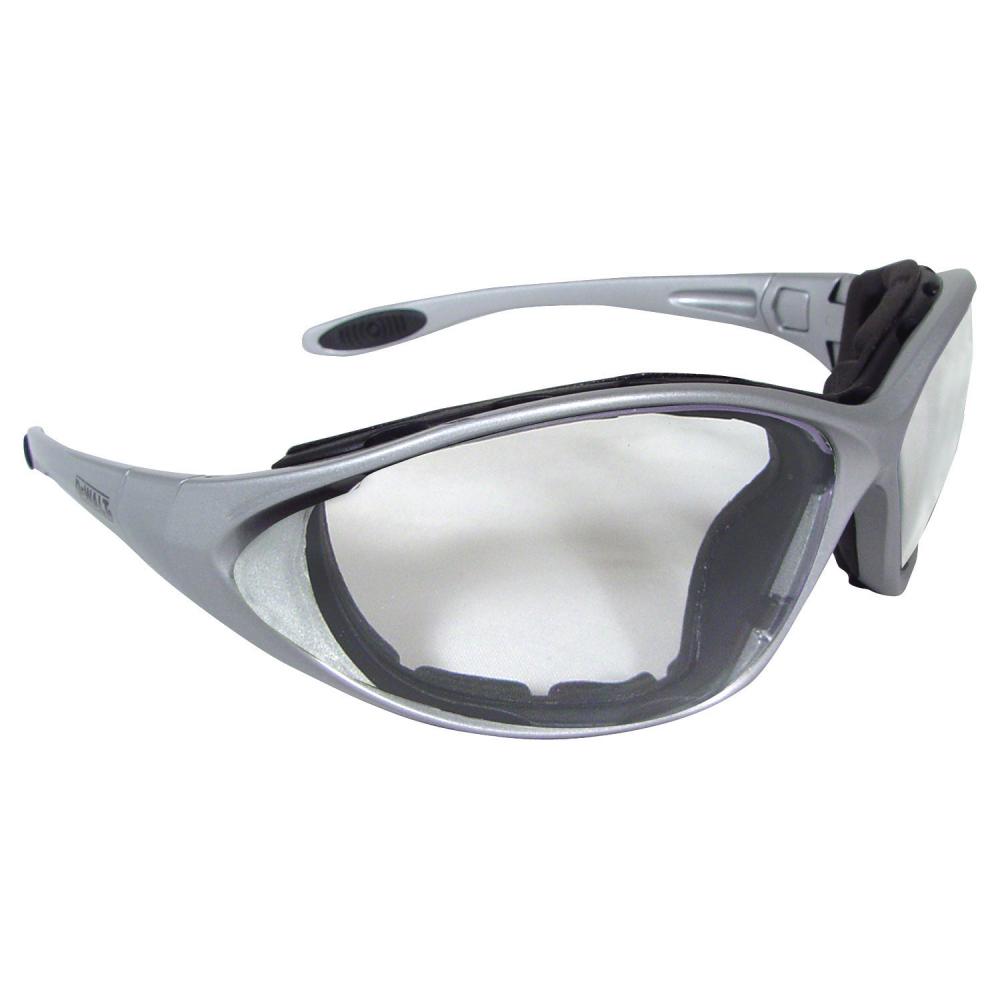 DPG95 Framework™ Safety Glass - Silver Frame - Clear Lens<span class=' ItemWarning' style='display:block;'>Item is usually in stock, but we&#39;ll be in touch if there&#39;s a problem<br /></span>