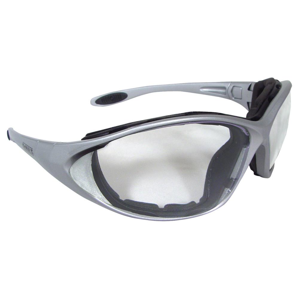 DPG95 Framework™ Safety Glass - Silver Frame - Clear Anti-Fog Lens<span class=' ItemWarning' style='display:block;'>Item is usually in stock, but we&#39;ll be in touch if there&#39;s a problem<br /></span>