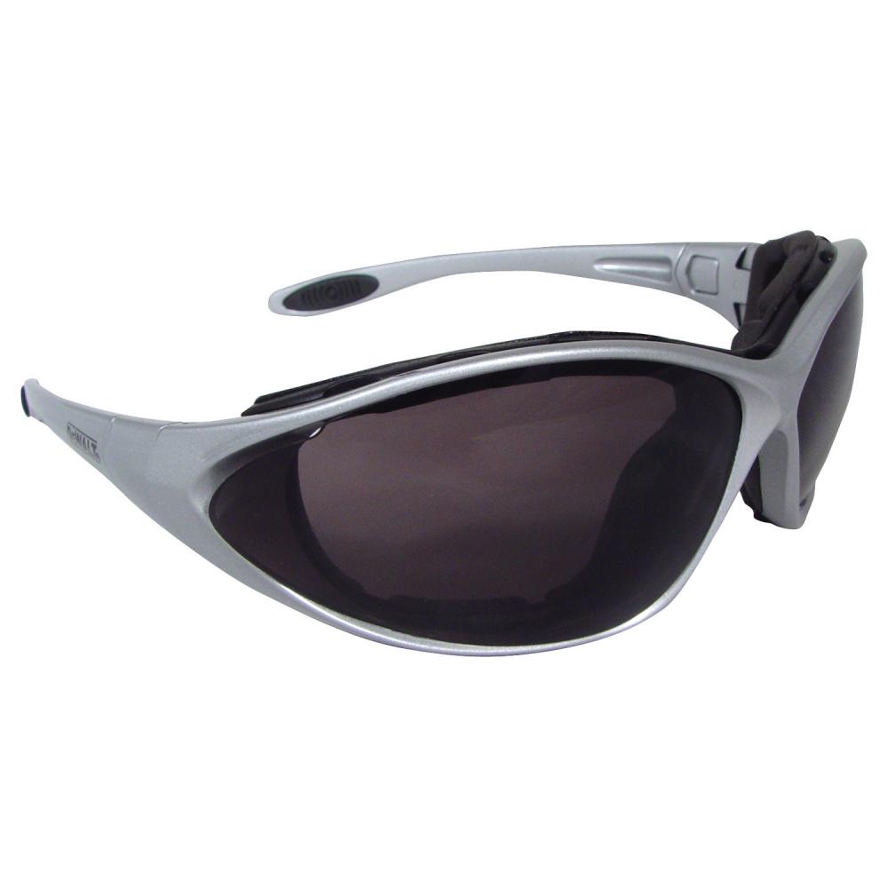 DPG95 Framework™ Safety Glass - Silver Frame - Smoke Lens<span class=' ItemWarning' style='display:block;'>Item is usually in stock, but we&#39;ll be in touch if there&#39;s a problem<br /></span>