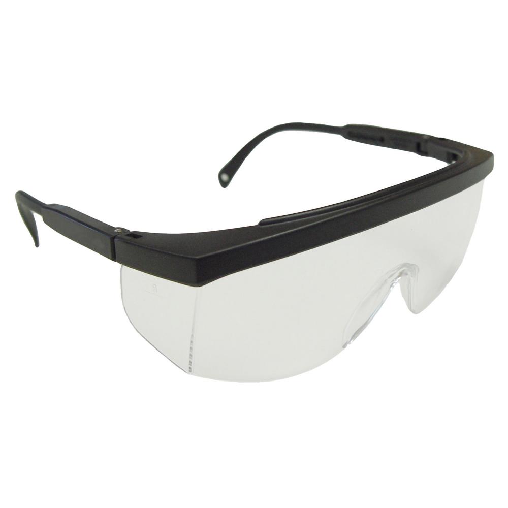 Galaxy™ Safety Eyewear - Black Frame - Clear Lens<span class=' ItemWarning' style='display:block;'>Item is usually in stock, but we&#39;ll be in touch if there&#39;s a problem<br /></span>