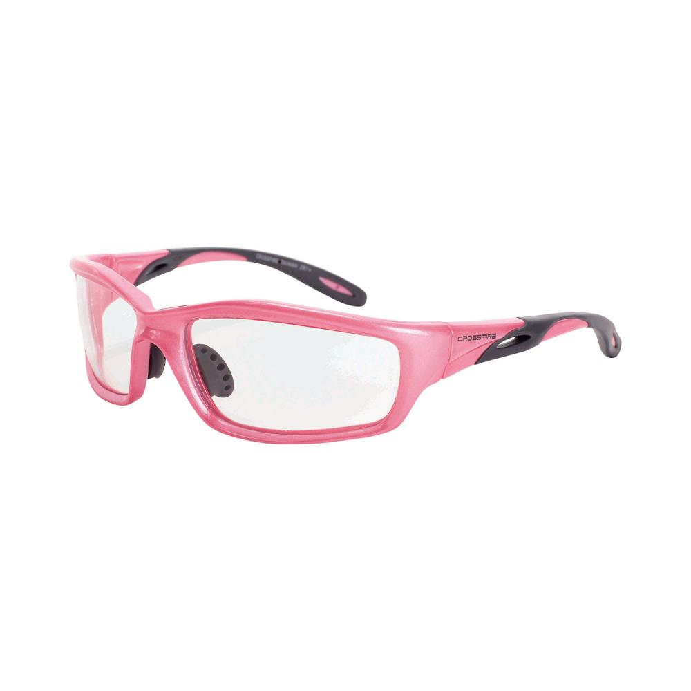 Infinity Premium Safety Eyewear - Pearl Pink Frame - Clear Lens<span class=' ItemWarning' style='display:block;'>Item is usually in stock, but we&#39;ll be in touch if there&#39;s a problem<br /></span>