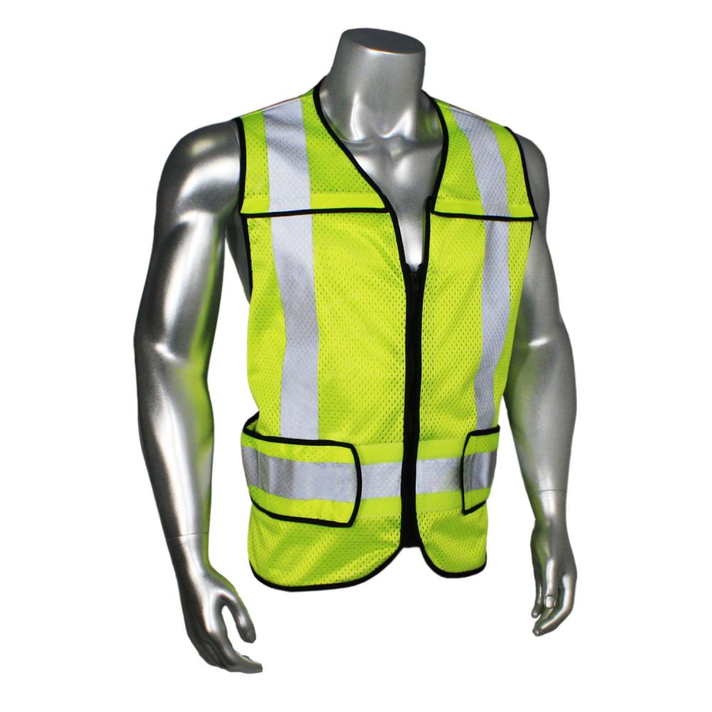 LHV-5-PC-ZR-EMS EMS Safety Vest - Sheriff - Black Trim - Green - Size 2X-4X<span class=' ItemWarning' style='display:block;'>Item is usually in stock, but we&#39;ll be in touch if there&#39;s a problem<br /></span>