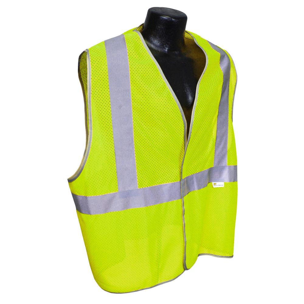 5ANSI-PC Type R Class 2 Safety Vest - 3.5oz Poly Mesh - Green - Size S<span class=' ItemWarning' style='display:block;'>Item is usually in stock, but we&#39;ll be in touch if there&#39;s a problem<br /></span>