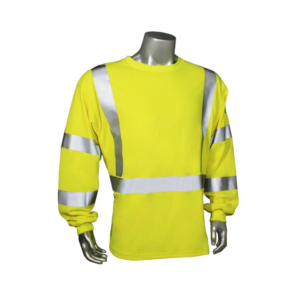 LHV-FR-TS-LS-C3 Flame Resistant Long Sleeve Safety T-Shirt - Green - Size XL<span class=' ItemWarning' style='display:block;'>Item is usually in stock, but we&#39;ll be in touch if there&#39;s a problem<br /></span>