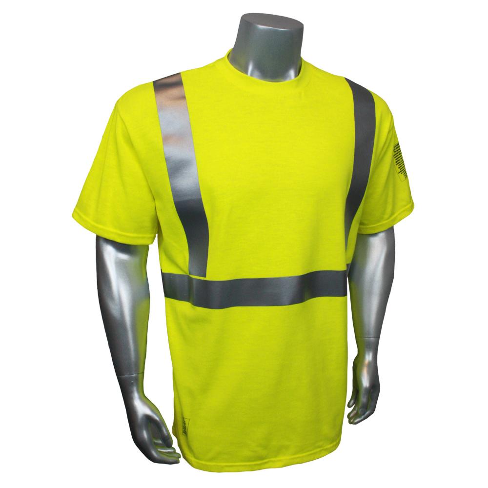 LHV-FR-TS Fire Retardant Short Sleeve Safety T-Shirt - Green - Size M<span class=' ItemWarning' style='display:block;'>Item is usually in stock, but we&#39;ll be in touch if there&#39;s a problem<br /></span>