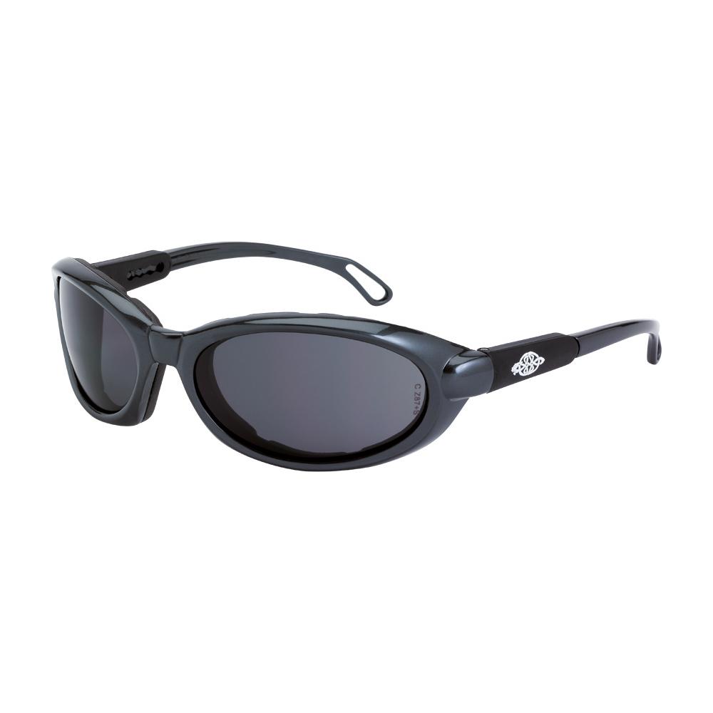 MK12 Foam Lined Safety Eyewear - Pearl Gray Frame - Smoke Anti-Fog Lens<span class=' ItemWarning' style='display:block;'>Item is usually in stock, but we&#39;ll be in touch if there&#39;s a problem<br /></span>