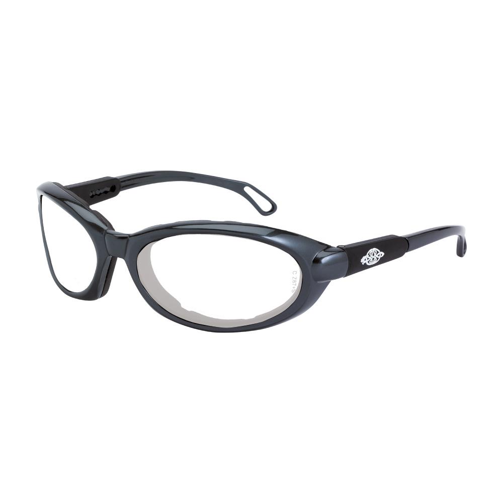 MK12 Foam Lined Safety Eyewear - Pearl Gray Frame - Clear Anti-Fog Lens<span class=' ItemWarning' style='display:block;'>Item is usually in stock, but we&#39;ll be in touch if there&#39;s a problem<br /></span>