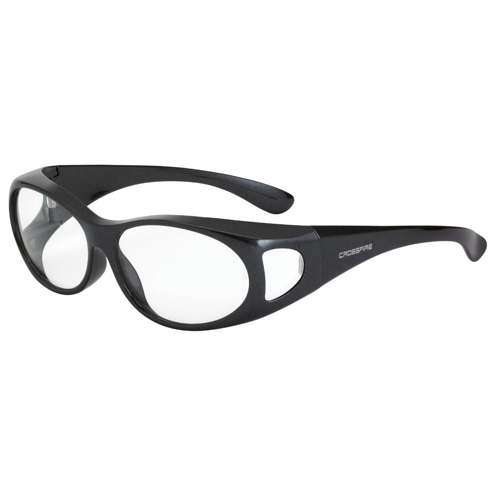 OG3 Over the Glass Safety Eyewear - Shiny Pearl Gray Frame - Clear Lens<span class=' ItemWarning' style='display:block;'>Item is usually in stock, but we&#39;ll be in touch if there&#39;s a problem<br /></span>