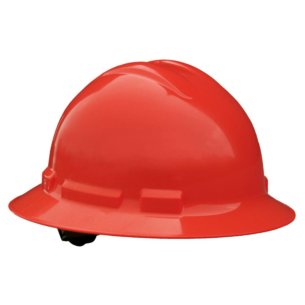 Quartz™ Full Brim 4 Point Ratchet Hard Hat - Red<span class=' ItemWarning' style='display:block;'>Item is usually in stock, but we&#39;ll be in touch if there&#39;s a problem<br /></span>