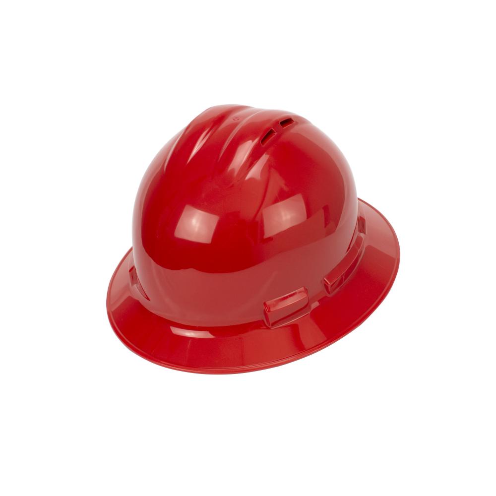 Quartz™ Vented Full Brim Hard Hat - Red<span class=' ItemWarning' style='display:block;'>Item is usually in stock, but we&#39;ll be in touch if there&#39;s a problem<br /></span>