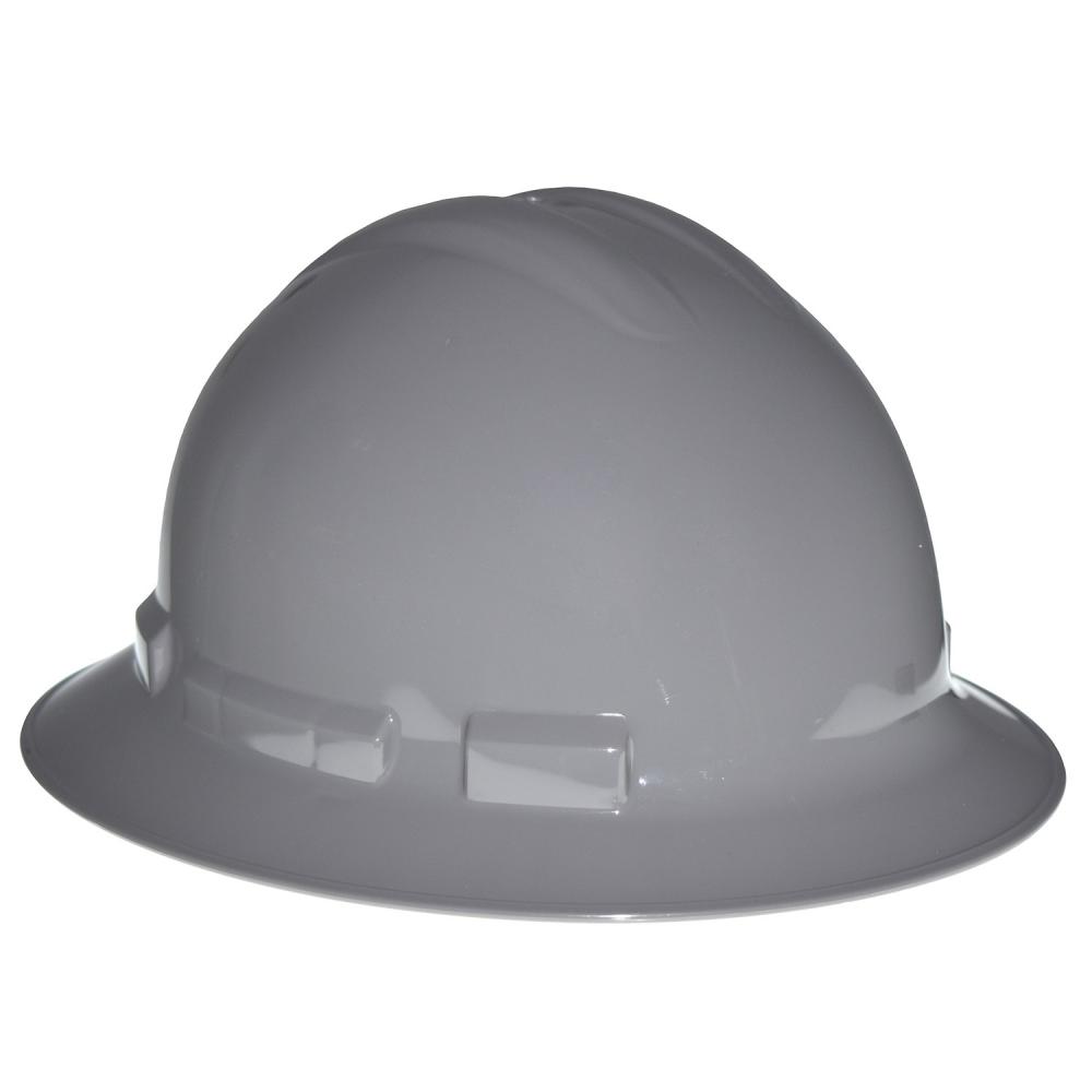 Quartz™ Full Brim 6 Point Ratchet Hard Hat - Dark Gray<span class=' ItemWarning' style='display:block;'>Item is usually in stock, but we&#39;ll be in touch if there&#39;s a problem<br /></span>