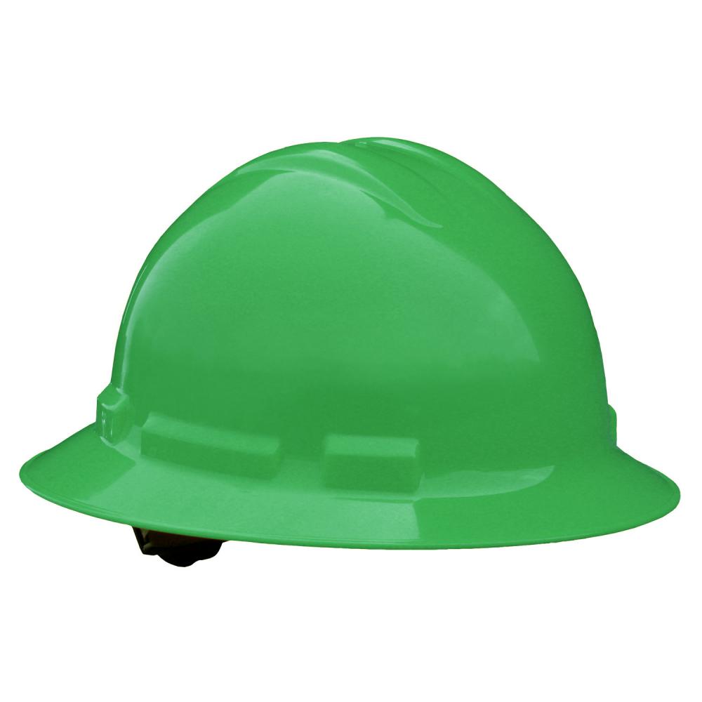 Quartz™ Full Brim 6 Point Ratchet Hard Hat - Green<span class=' ItemWarning' style='display:block;'>Item is usually in stock, but we&#39;ll be in touch if there&#39;s a problem<br /></span>