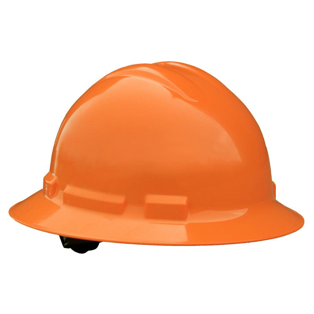 Quartz™ Full Brim 6 Point Ratchet Hard Hat - Orange<span class=' ItemWarning' style='display:block;'>Item is usually in stock, but we&#39;ll be in touch if there&#39;s a problem<br /></span>