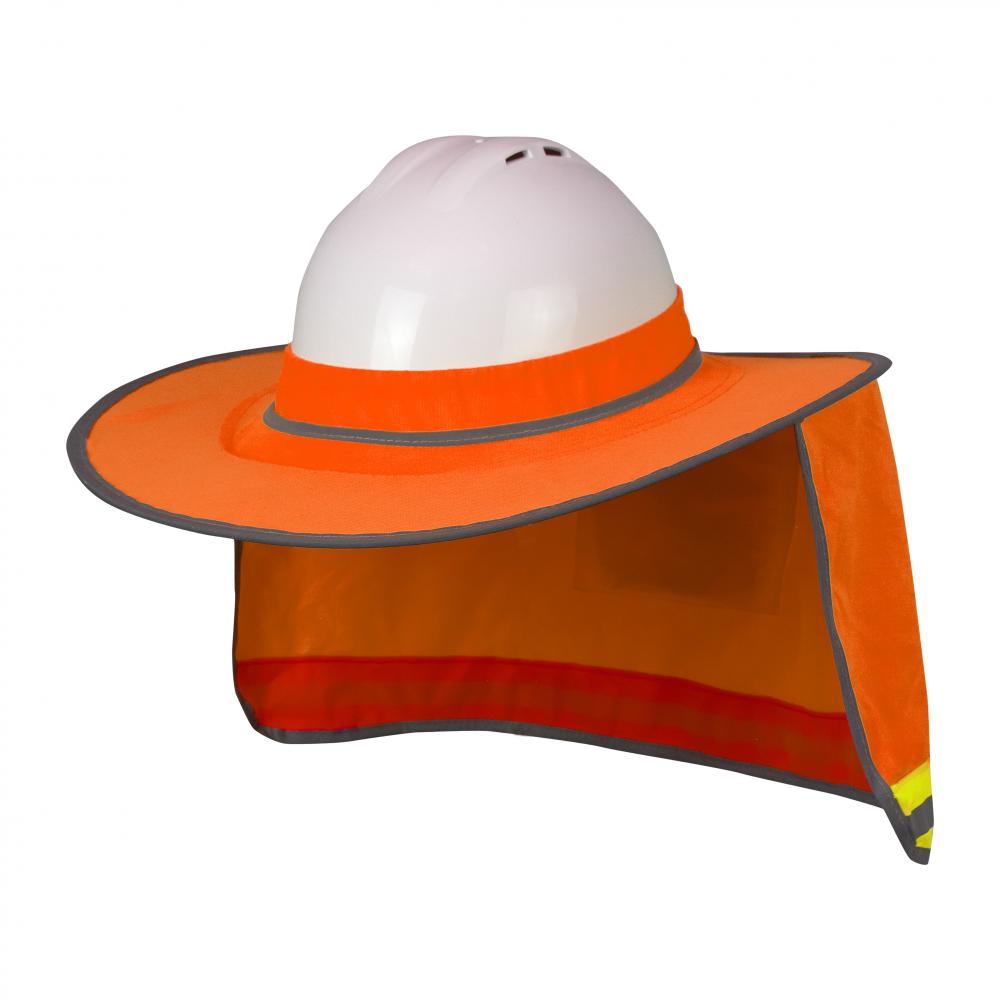 Hi-Vis Collapsible Hard Hat Shade - Orange<span class=' ItemWarning' style='display:block;'>Item is usually in stock, but we&#39;ll be in touch if there&#39;s a problem<br /></span>