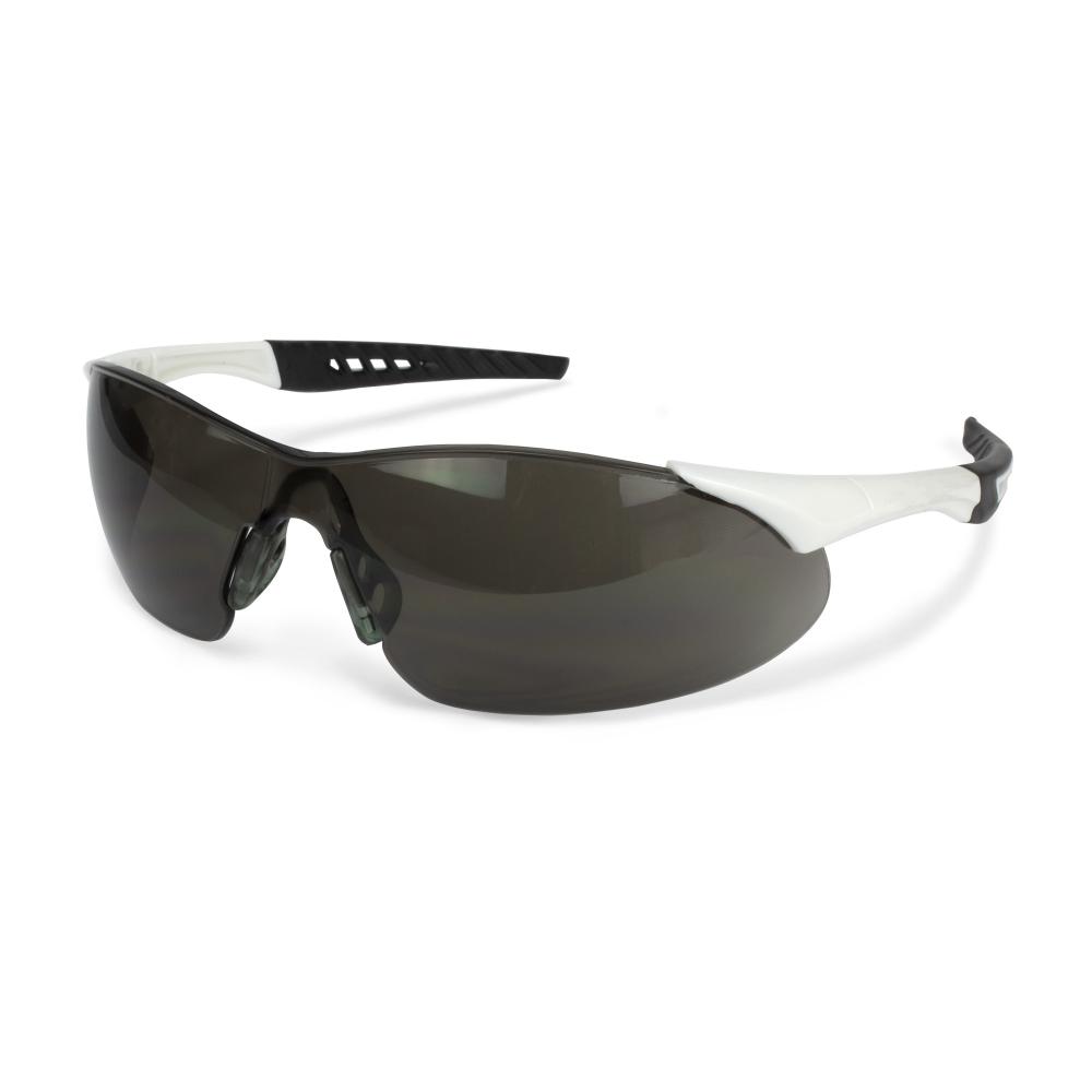 Rock™ Safety Eyewear - White Frame - Smoke Anti-Fog Lens<span class=' ItemWarning' style='display:block;'>Item is usually in stock, but we&#39;ll be in touch if there&#39;s a problem<br /></span>