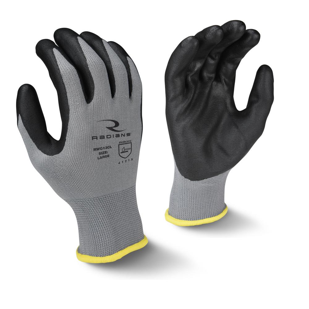 RWG13C Polyester Shell Foam Nitrile Gripper Glove - Size M<span class=' ItemWarning' style='display:block;'>Item is usually in stock, but we&#39;ll be in touch if there&#39;s a problem<br /></span>