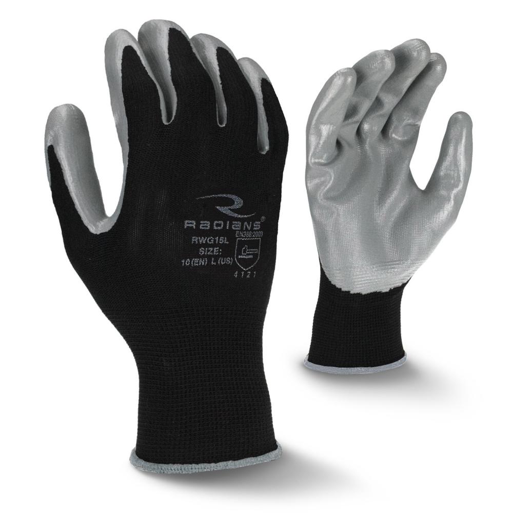 RWG15 Smooth Nitrile Palm Coated Glove - Size L<span class=' ItemWarning' style='display:block;'>Item is usually in stock, but we&#39;ll be in touch if there&#39;s a problem<br /></span>