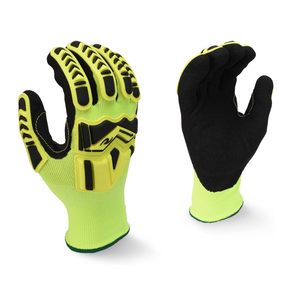 RWG23 High Visibility Work Glove with TPR and Padded Palm - Size L<span class=' ItemWarning' style='display:block;'>Item is usually in stock, but we&#39;ll be in touch if there&#39;s a problem<br /></span>