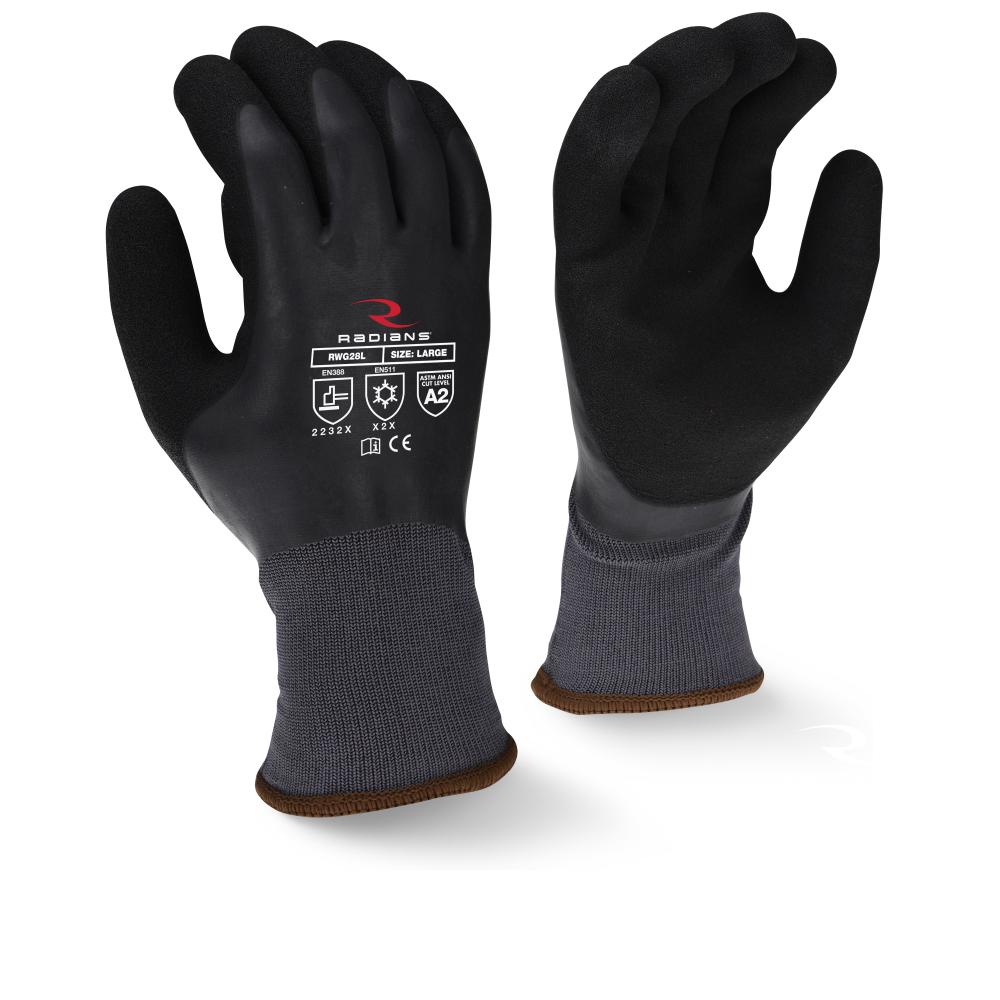 RWG28 Cut Protection Level A2 Dipped Waterproof Winter Gripper Glove - Size L<span class=' ItemWarning' style='display:block;'>Item is usually in stock, but we&#39;ll be in touch if there&#39;s a problem<br /></span>