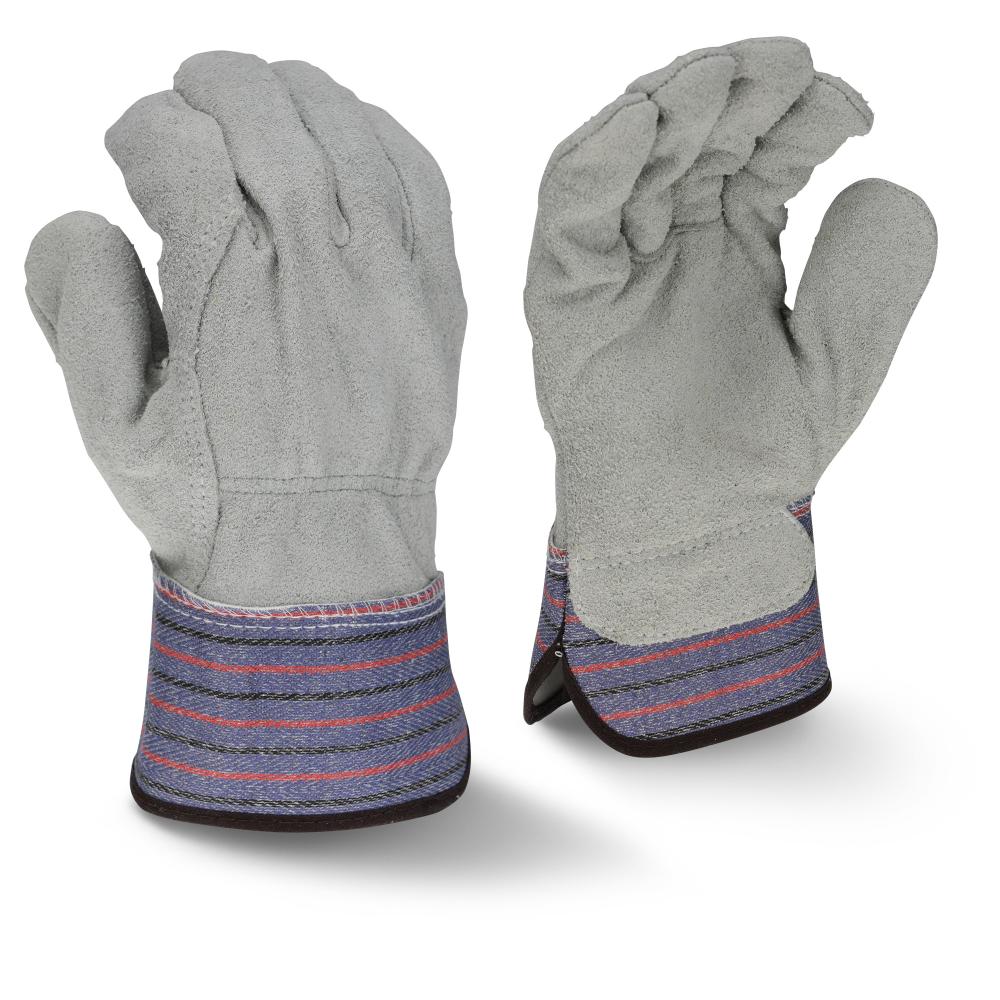 RWG3206 Full Regular Shoulder Gray Split Cowhide Leather Palm Glove - Size L<span class=' ItemWarning' style='display:block;'>Item is usually in stock, but we&#39;ll be in touch if there&#39;s a problem<br /></span>