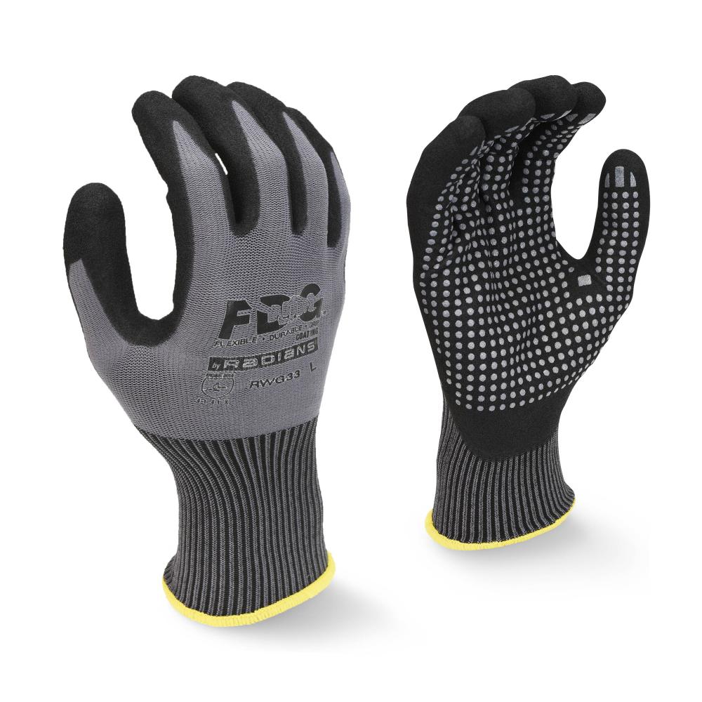 RWG33 FDG Palm Coating with Nitrile Dots Work Glove - Size XL<span class=' ItemWarning' style='display:block;'>Item is usually in stock, but we&#39;ll be in touch if there&#39;s a problem<br /></span>