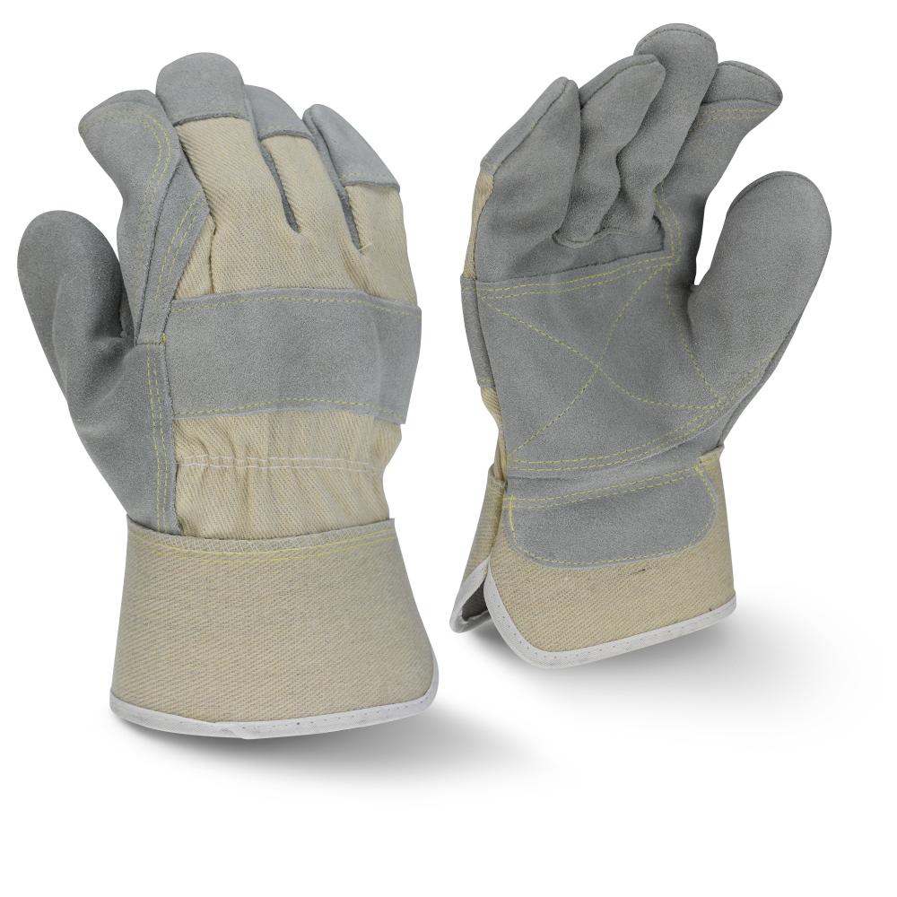 RWG3400W Side Split Gray Cowhide Leather Double Palm Glove - Size XL<span class=' ItemWarning' style='display:block;'>Item is usually in stock, but we&#39;ll be in touch if there&#39;s a problem<br /></span>