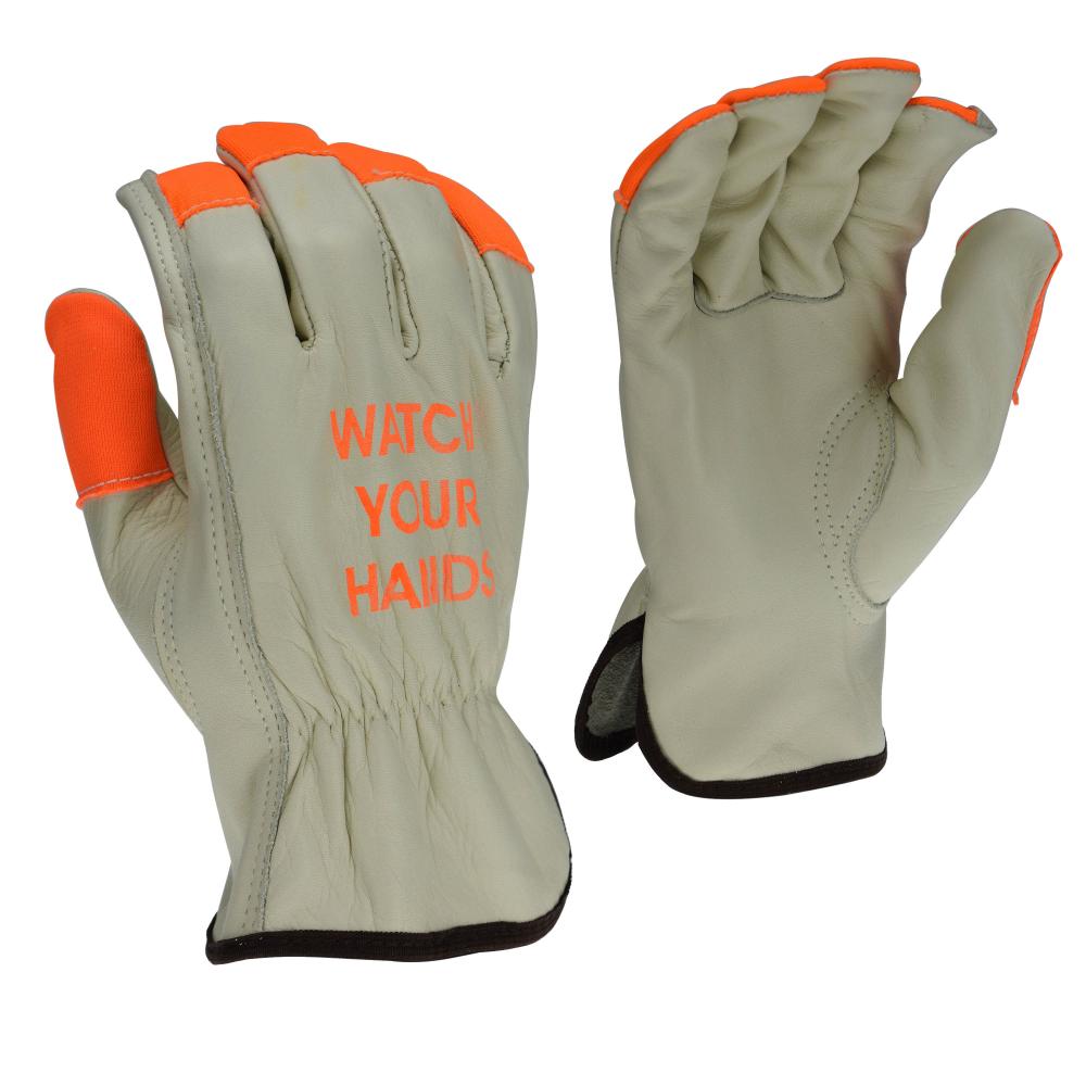 RWG4221HV High Visibility Standard Grain Cowhide Leather Driver - Size L<span class=' ItemWarning' style='display:block;'>Item is usually in stock, but we&#39;ll be in touch if there&#39;s a problem<br /></span>