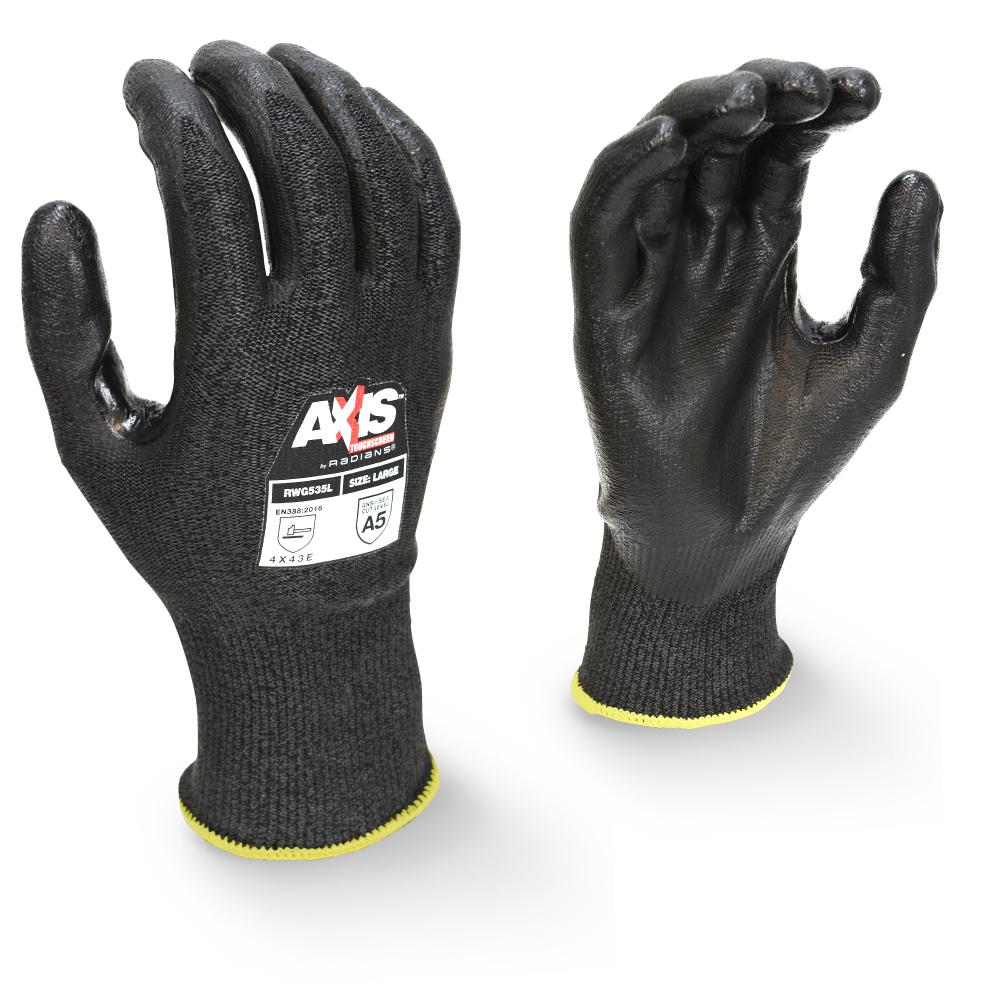 RWG535 HPPE Cut Level A5 Touchscreen Reinforced Thumb Crotch Work Glove - Size L<span class=' ItemWarning' style='display:block;'>Item is usually in stock, but we&#39;ll be in touch if there&#39;s a problem<br /></span>