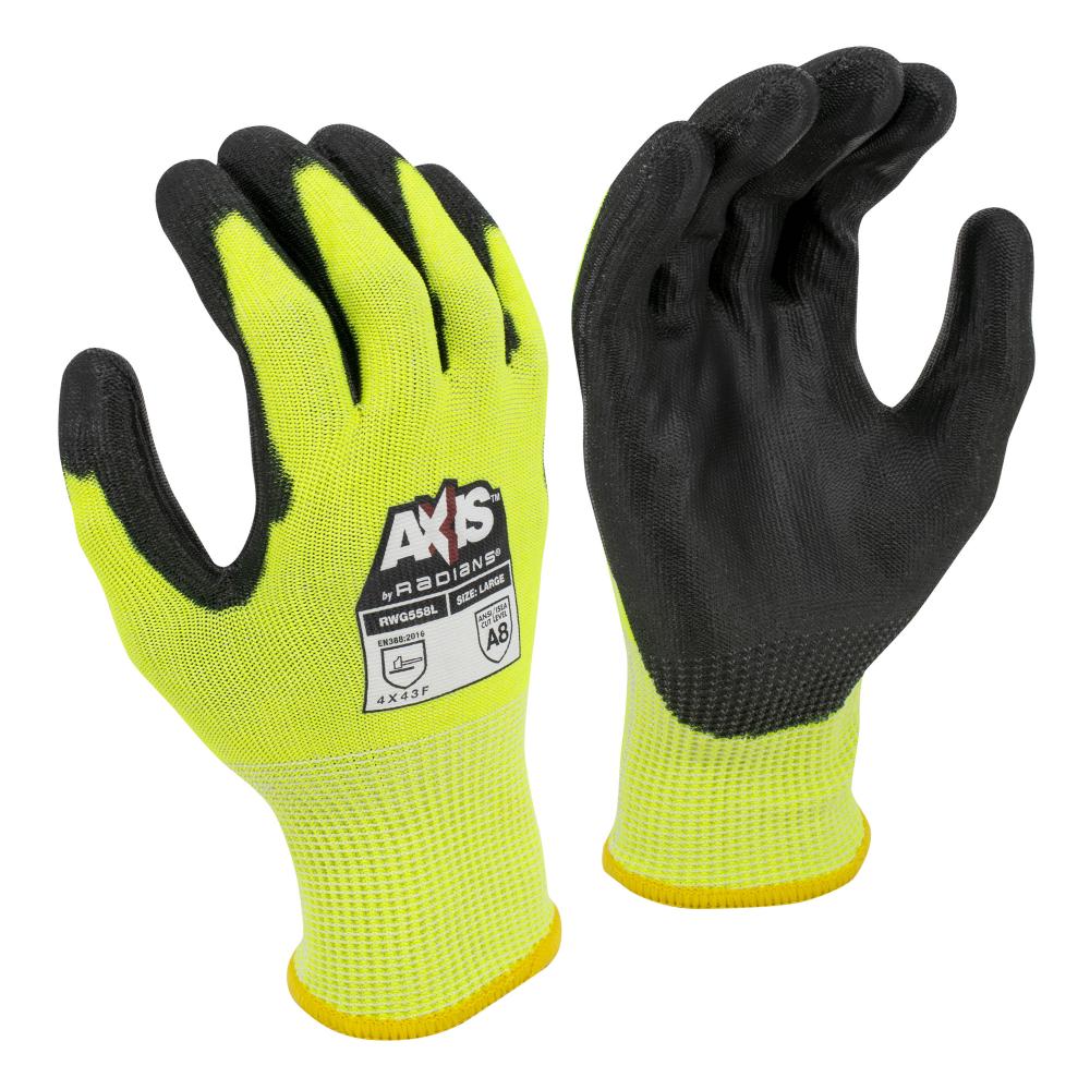 RWG558 AXIS™ Cut Protection Level A7 PU Coated Glove - Size XS<span class=' ItemWarning' style='display:block;'>Item is usually in stock, but we&#39;ll be in touch if there&#39;s a problem<br /></span>