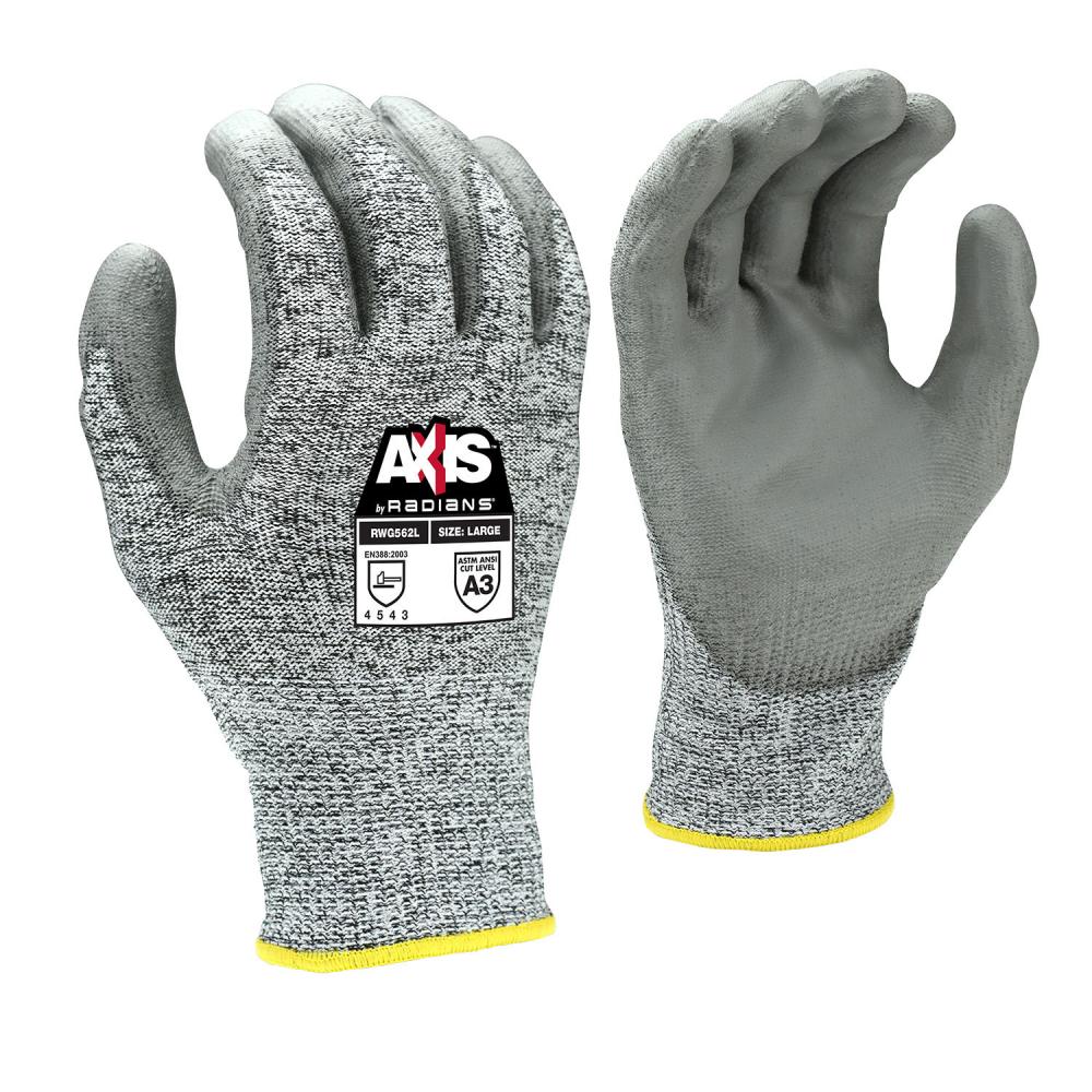 RWG562 AXIS™ Cut Protection Level A3 PU Coated Glove - Size XL<span class=' ItemWarning' style='display:block;'>Item is usually in stock, but we&#39;ll be in touch if there&#39;s a problem<br /></span>