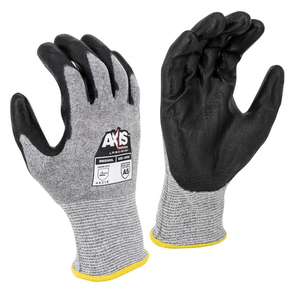 RWG566 AXIS™ Cut Protection Level A5 Touchscreen Work Glove - Size XS<span class=' ItemWarning' style='display:block;'>Item is usually in stock, but we&#39;ll be in touch if there&#39;s a problem<br /></span>