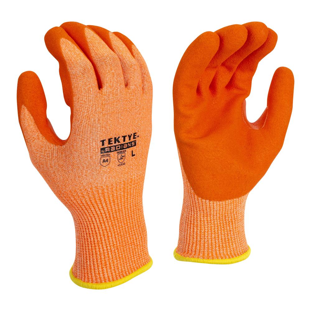 RWG703 TEKTYE™ Hi-Vis Cut Level A4 Glove - Size S<span class=' ItemWarning' style='display:block;'>Item is usually in stock, but we&#39;ll be in touch if there&#39;s a problem<br /></span>