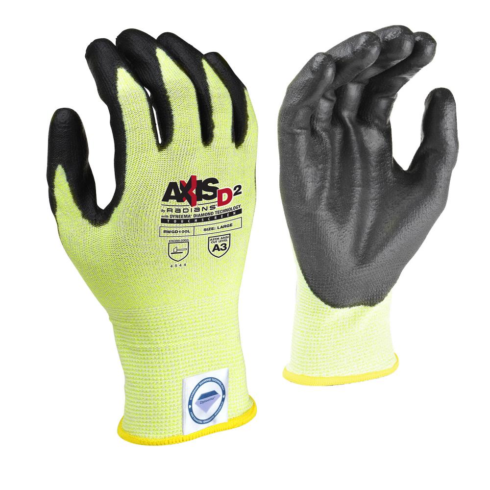 RWGD100 AXIS D2™ Dyneema® Cut Protection Level A3 Touchscreen Glove - Size 2X<span class=' ItemWarning' style='display:block;'>Item is usually in stock, but we&#39;ll be in touch if there&#39;s a problem<br /></span>