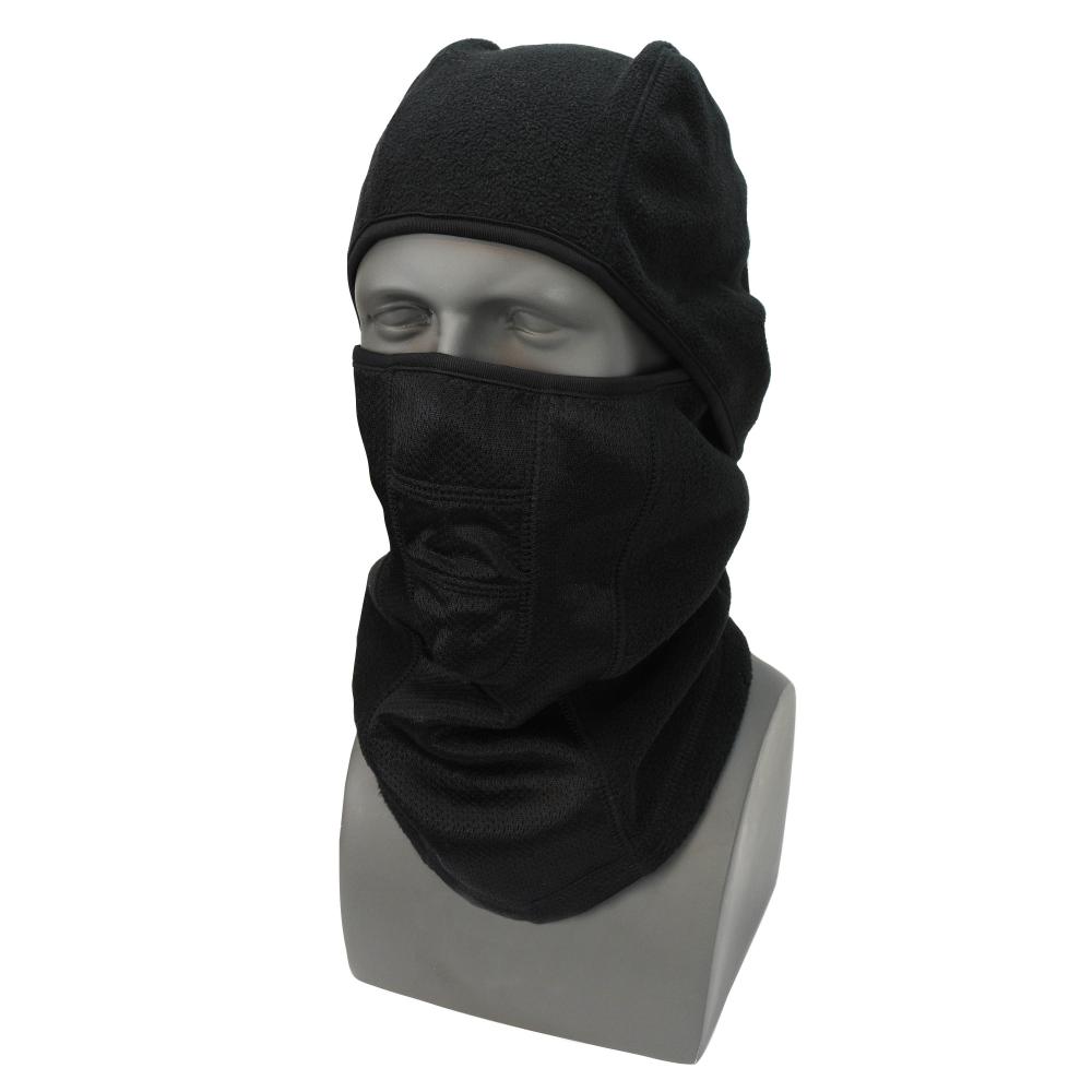 Nordic Blaze® Hinged Fleece Balaclava - Black<span class=' ItemWarning' style='display:block;'>Item is usually in stock, but we&#39;ll be in touch if there&#39;s a problem<br /></span>