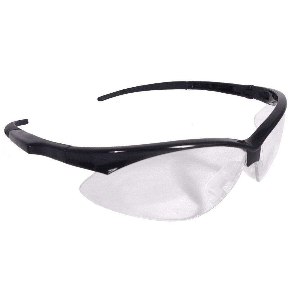 Rad-Apocalypse™ Safety Eyewear - Black Frame - Clear Lens<span class=' ItemWarning' style='display:block;'>Item is usually in stock, but we&#39;ll be in touch if there&#39;s a problem<br /></span>