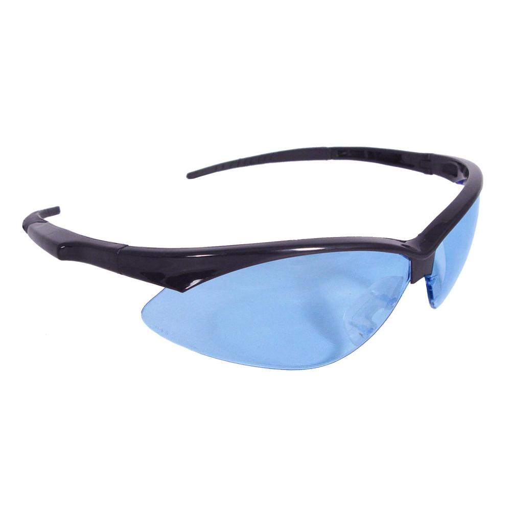 Rad-Apocalypse™ Safety Eyewear - Black Frame - Light Blue Lens<span class=' ItemWarning' style='display:block;'>Item is usually in stock, but we&#39;ll be in touch if there&#39;s a problem<br /></span>