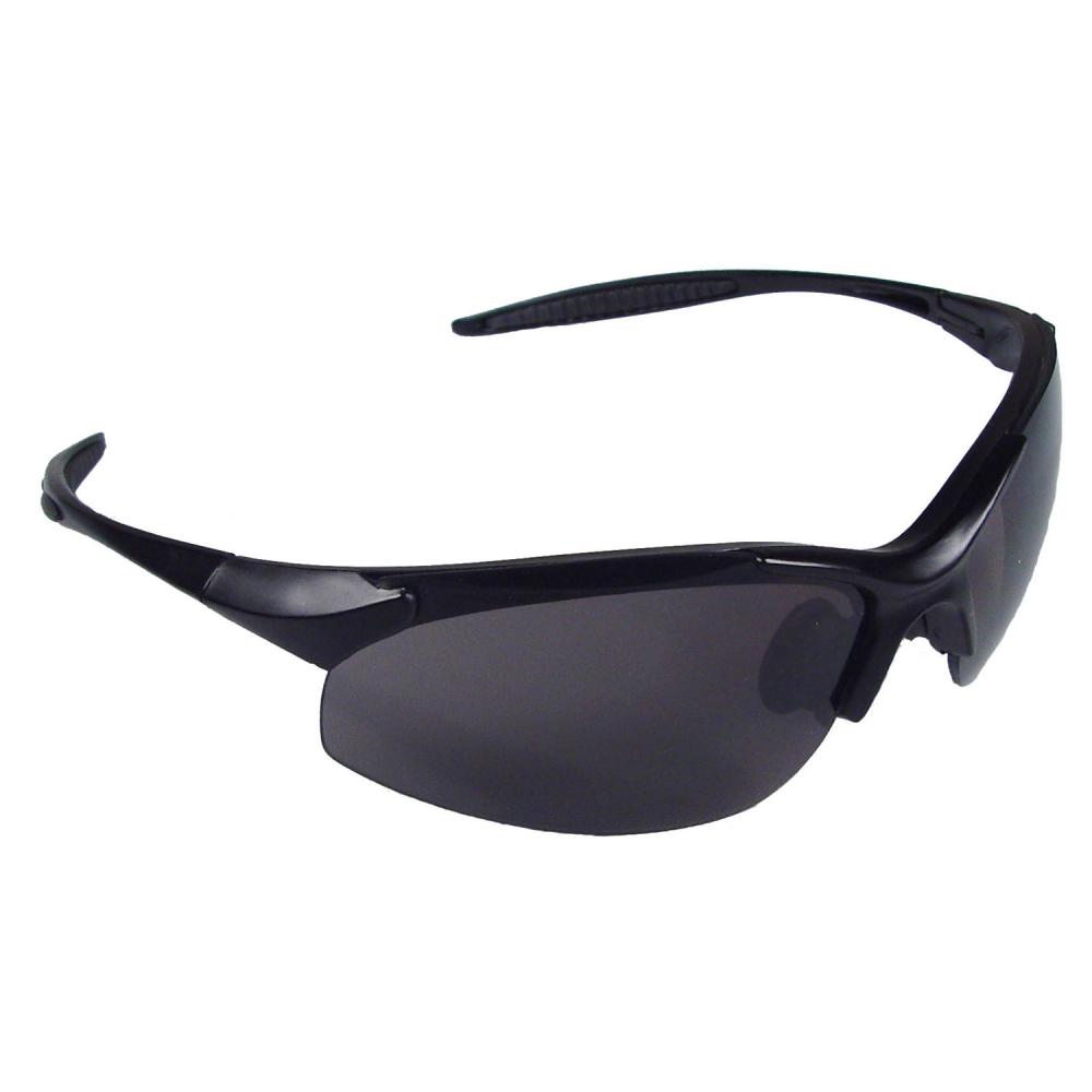 Rad-Infinity™ Safety Eyewear - Black Frame - Smoke Lens<span class=' ItemWarning' style='display:block;'>Item is usually in stock, but we&#39;ll be in touch if there&#39;s a problem<br /></span>