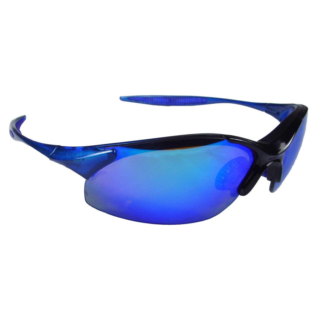 Rad-Infinity™ Safety Eyewear - Blue Frame - Blue Mirror Lens<span class=' ItemWarning' style='display:block;'>Item is usually in stock, but we&#39;ll be in touch if there&#39;s a problem<br /></span>