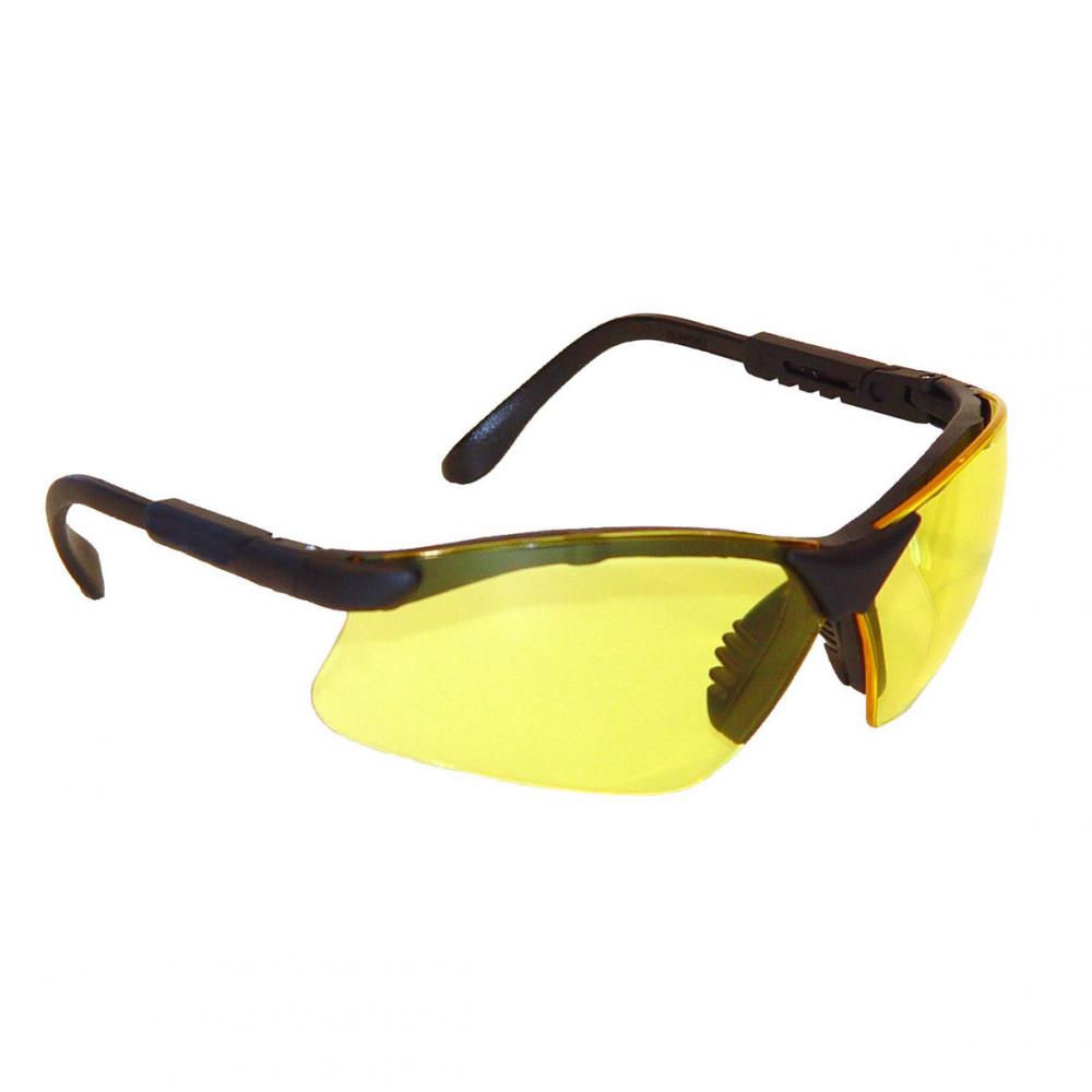 Revelation™ Safety Eyewear - Black Frame - Amber Lens<span class=' ItemWarning' style='display:block;'>Item is usually in stock, but we&#39;ll be in touch if there&#39;s a problem<br /></span>