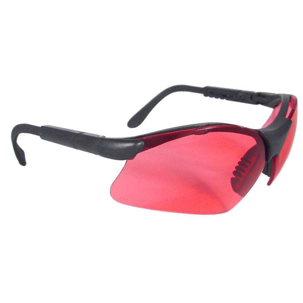 Revelation™ Safety Eyewear - Black Frame - Vermillion Lens<span class=' ItemWarning' style='display:block;'>Item is usually in stock, but we&#39;ll be in touch if there&#39;s a problem<br /></span>