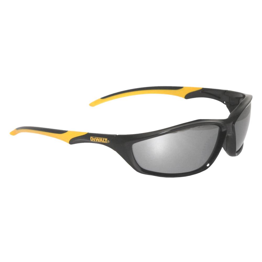 DPG96 Router™ Safety Glass - Black/Yellow Frame - Silver Mirror Lens<span class=' ItemWarning' style='display:block;'>Item is usually in stock, but we&#39;ll be in touch if there&#39;s a problem<br /></span>