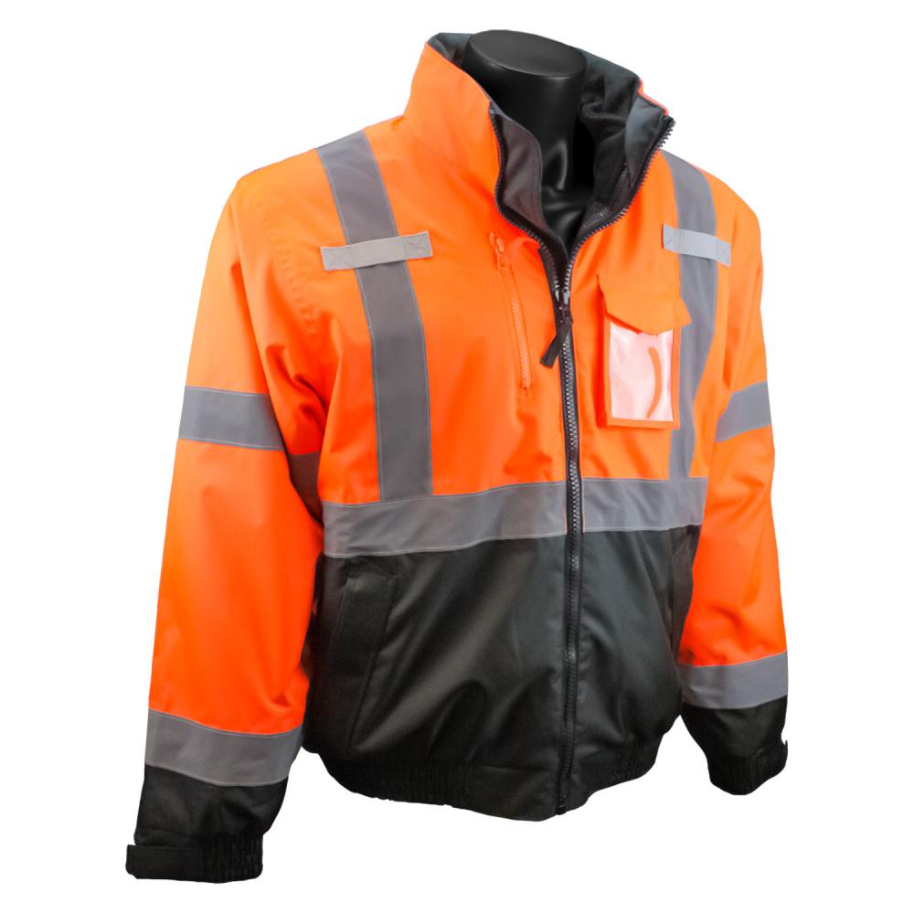 SJ210B Three-in-One Deluxe High Visibility Bomber Jacket - Orange/Black Bottom - Size XL<span class=' ItemWarning' style='display:block;'>Item is usually in stock, but we&#39;ll be in touch if there&#39;s a problem<br /></span>