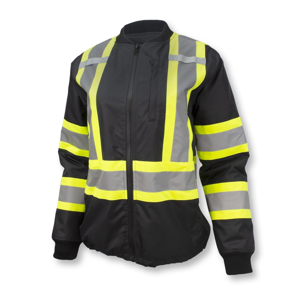 SJ910B-1ZGW Women’s Class 1 Hi-Vis Bomber Jacket - Black - Size S<span class=' ItemWarning' style='display:block;'>Item is usually in stock, but we&#39;ll be in touch if there&#39;s a problem<br /></span>