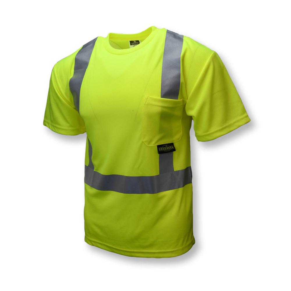 ST11 Class 2 High Visibility Safety T-Shirt with Max-Dri™ - Green - Size 2X<span class=' ItemWarning' style='display:block;'>Item is usually in stock, but we&#39;ll be in touch if there&#39;s a problem<br /></span>