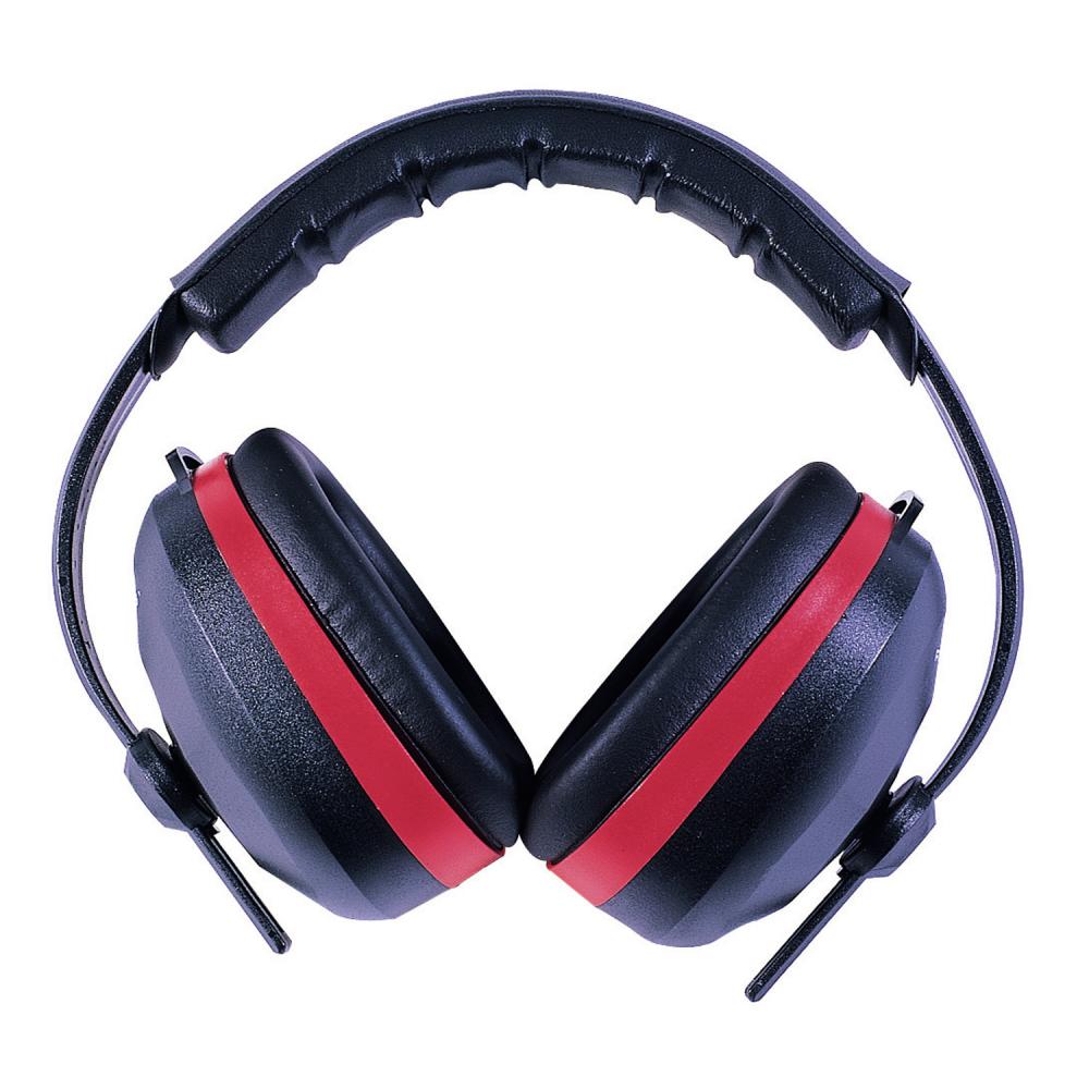 Silencer® Earmuff in Clamshell - Black & Red<span class=' ItemWarning' style='display:block;'>Item is usually in stock, but we&#39;ll be in touch if there&#39;s a problem<br /></span>